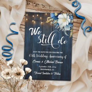 Wir machen noch 65. Wedding Anniversary String Lig Save The Date