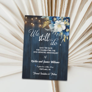 Wir machen noch 70. Hochzeitsjubiläum-Lichterkette Save The Date
