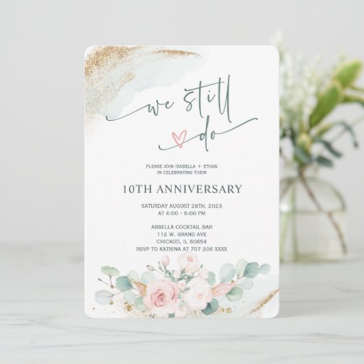 Wir machen noch Einladungen (Stehend Vorderseite)