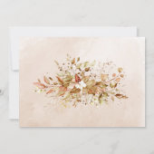 Wir machen noch Eukalyptus Herbsthochzeit Jahresta Einladung (Rückseite)