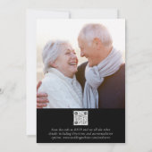 Wir machen noch Foto QR Code Vow Erneuerung Einladung (Rückseite)