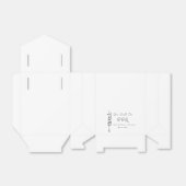 Wir machen noch GRILLEN Hinterhof Party Hochzeitst Geschenkschachtel (Ungefaltet)