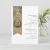 Wir machen noch Herbstjahrfeiertag Einladung (Stehend Vorderseite)