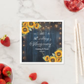 Wir machen noch immer 50. Wedding Anniversary Stri Serviette (Beispiel)