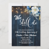 Wir machen noch immer 55. Wedding Anniversary Stri Einladung (Vorderseite)