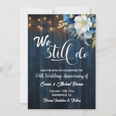 Wir machen noch immer 55. Wedding Anniversary Stri Save The Date (Vorderseite)