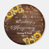 Wir machen noch immer 60. Wedding Anniversary Stri Magnet (Vorne)