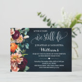 Wir machen noch immer die Weinflotte zum Hochzeits Einladung (Stehend Vorderseite)