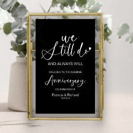 Wir machen noch immer ein Begrüßungszeichen für de Poster