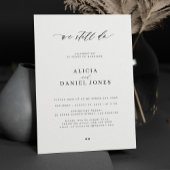 Wir machen noch immer eine einfache, moderne Verlä Einladung