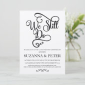 Wir machen noch immer eine Einladung zur Kalligrap (Stehend Vorderseite)