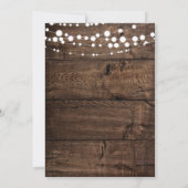 Wir machen noch immer eine Erneuerung rustikal Einladung (Rückseite)