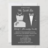 Wir machen noch immer eine Neuauflage zum Hochzeit Einladung (Vorderseite)