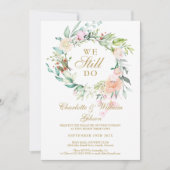 Wir machen noch immer eine neue Blumengarten Einladung (Vorderseite)