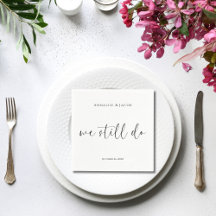 Wir machen noch immer einen Black & White Vow Rene