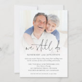 Wir machen noch immer Foto gegen neuerliche Hochze Einladung (Vorderseite)