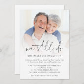 Wir machen noch immer Foto gegen neuerliche Hochze Einladung (Vorne/Hinten)