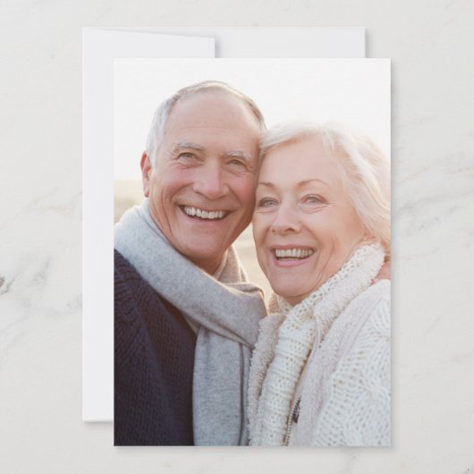 Wir machen noch immer Foto-Vow-Erneuerung Einladung (Rückseite)