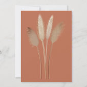 Wir machen noch immer Pampas zum Hochzeitstag Einladung (Rückseite)