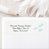 Wir machen noch Rücksendeadressen-Aufkleber (Insitu)