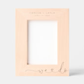 Wir machen Personalisierte Hochzeiten Geätzte Rahmen (Vorderseite)