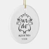 Wir machen Personalisierten Coupé kundenspezifisch Keramik Ornament (Rechts)