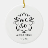 Wir machen Personalisierten Coupé kundenspezifisch Keramik Ornament (Vorne)