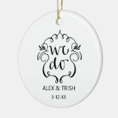 Wir machen Personalisierten Coupé kundenspezifisch Keramik Ornament (Links)