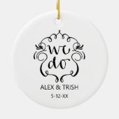 Wir machen Personalisierten Coupé kundenspezifisch Keramik Ornament (Hinten)