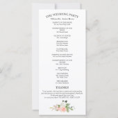 Wir machen Rosa Blush Rose Blumenzwiebelprogramm (Rückseite)