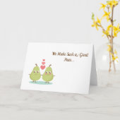 Wir machen so eine große Birne Karte (Gelbe Blume)