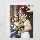 Wir machen Teil zwei Skripte Hochzeit 2 Foto Seque Einladung (Rückseite)