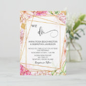 *~* WIR MACHEN UAWG AR15 QR Hochzeit in Einladung (Stehend Vorderseite)