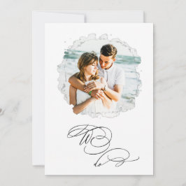 *~* WIR MACHEN UAWG für ein Paar FOTO + QR AR6 Wed Einladung