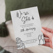 Wir machen weiter | Black Minimalist 25. Jubiläum
