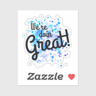 Wir machen's toll! Aufkleber