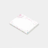 Wir machten eine post-it klebezettel (angewinkelt)