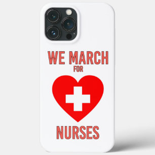 Wir März für Krankenschwestern - Herzliche Kranken Case-Mate iPhone Hülle