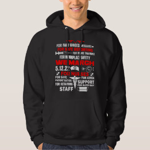 Wir März für Krankenschwestern und Krankenpfleger  Hoodie