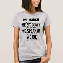 WIR MÄRZ, WIR SITZEN UNS, WIR SPRECHEN AUF, WIR DI T-Shirt