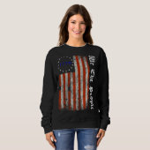 Wir Menschen 4. Juli Feuerwerke 2 Sweatshirt (Vorne ganz)