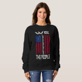 Wir Menschen 4. Juli Feuerwerke Sweatshirt (Vorne ganz)