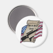 (Wir Menschen) Artikel 1 2. Änderungsantrag Waffen Magnet (Vorderseite/Rückseite)