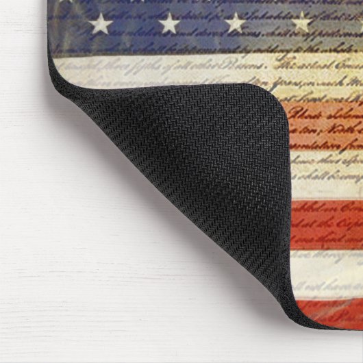 Wir Menschen auf der Flag Maus Pad Mousepad (Ecke)