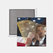 Wir Menschen... Barack Obama und die Verfassung Magnet (Vorderseite/Rückseite)