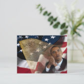Wir Menschen... Barack Obama und die Verfassung Postkarte (Stehend Vorderseite)