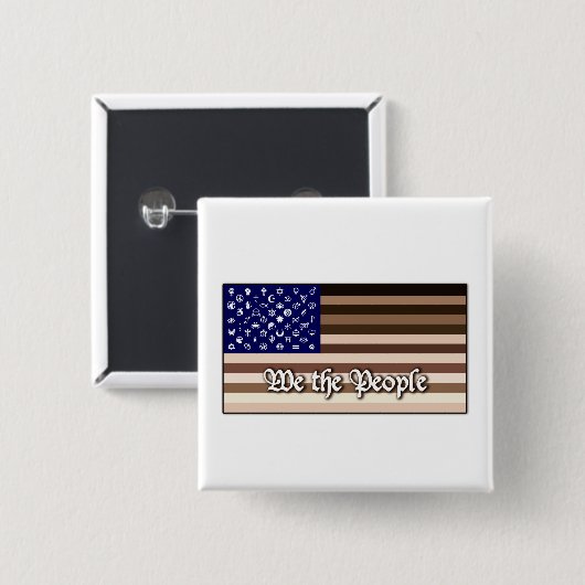 Wir Menschen Button (Vorne & Hinten)