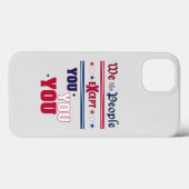 Wir Menschen Case-Mate iPhone Hülle (Rückseite (Horizontal))