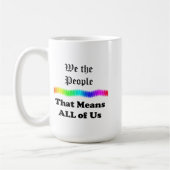 Wir Menschen....das bedeutet uns alle Kaffeetasse (Links)