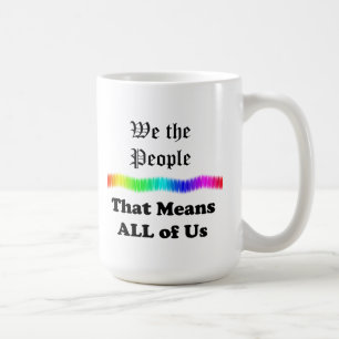 Wir Menschen....das bedeutet uns alle Kaffeetasse